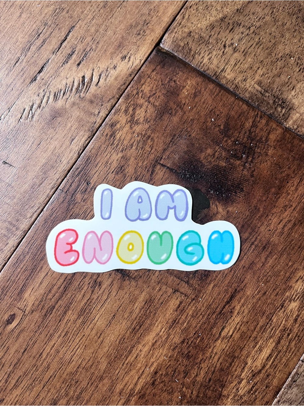I am enough sticker